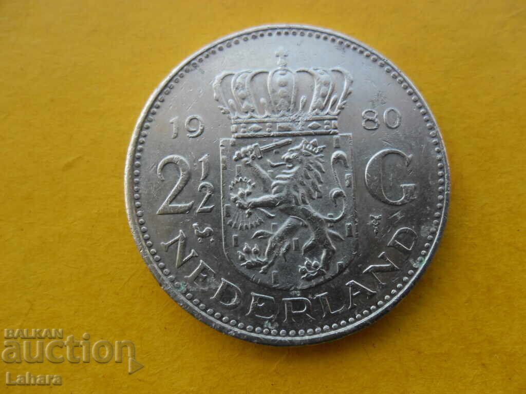 2 1/2 guldeni 1980 Olanda