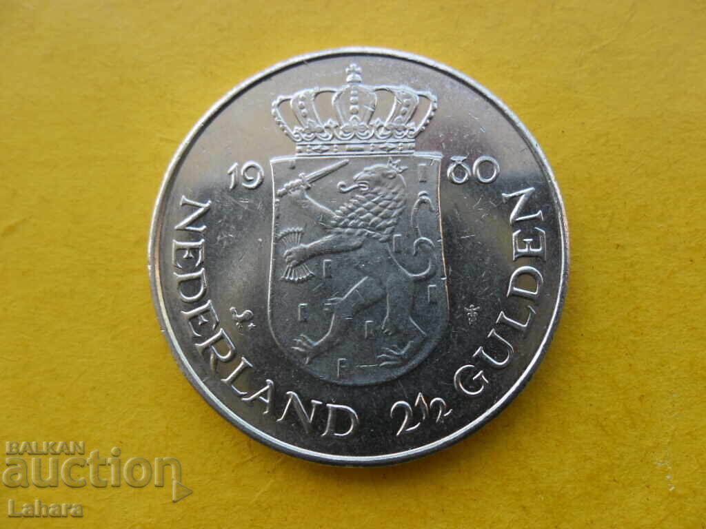 2 ½ γκίλντερ 1980 g. Ολλανδία επετειακό με τιμή 3.50 BGN | € 1.79 2 ½ γκίλντερ 1980 g. Ολλανδία επετειακό με τιμή 3.50 BGN | € 1.79