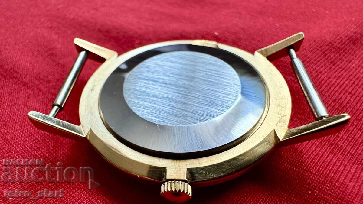 Позлатен часовник Луч 23 камъка 10 микрона, нов! - 5