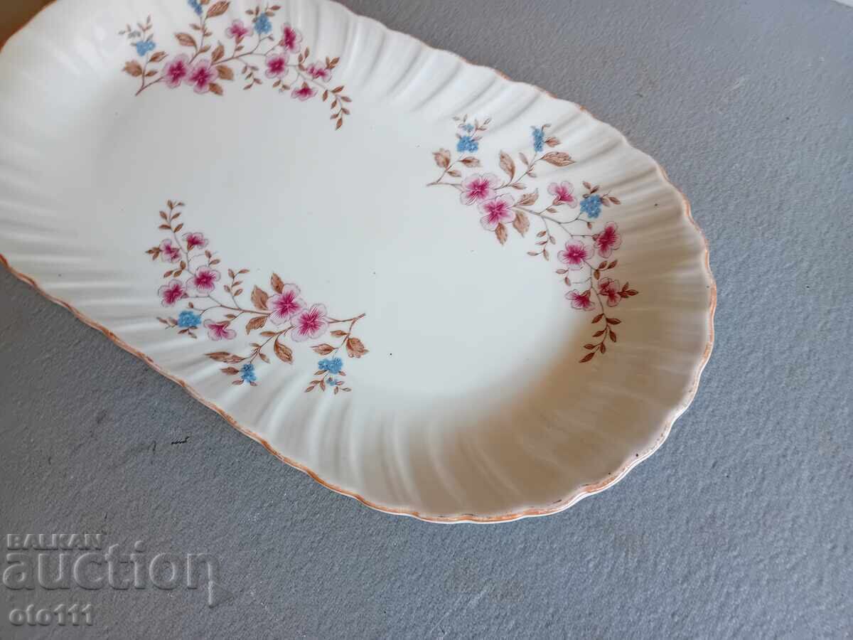 Auction  OLD PORCELAIN PLATTER, BOWL