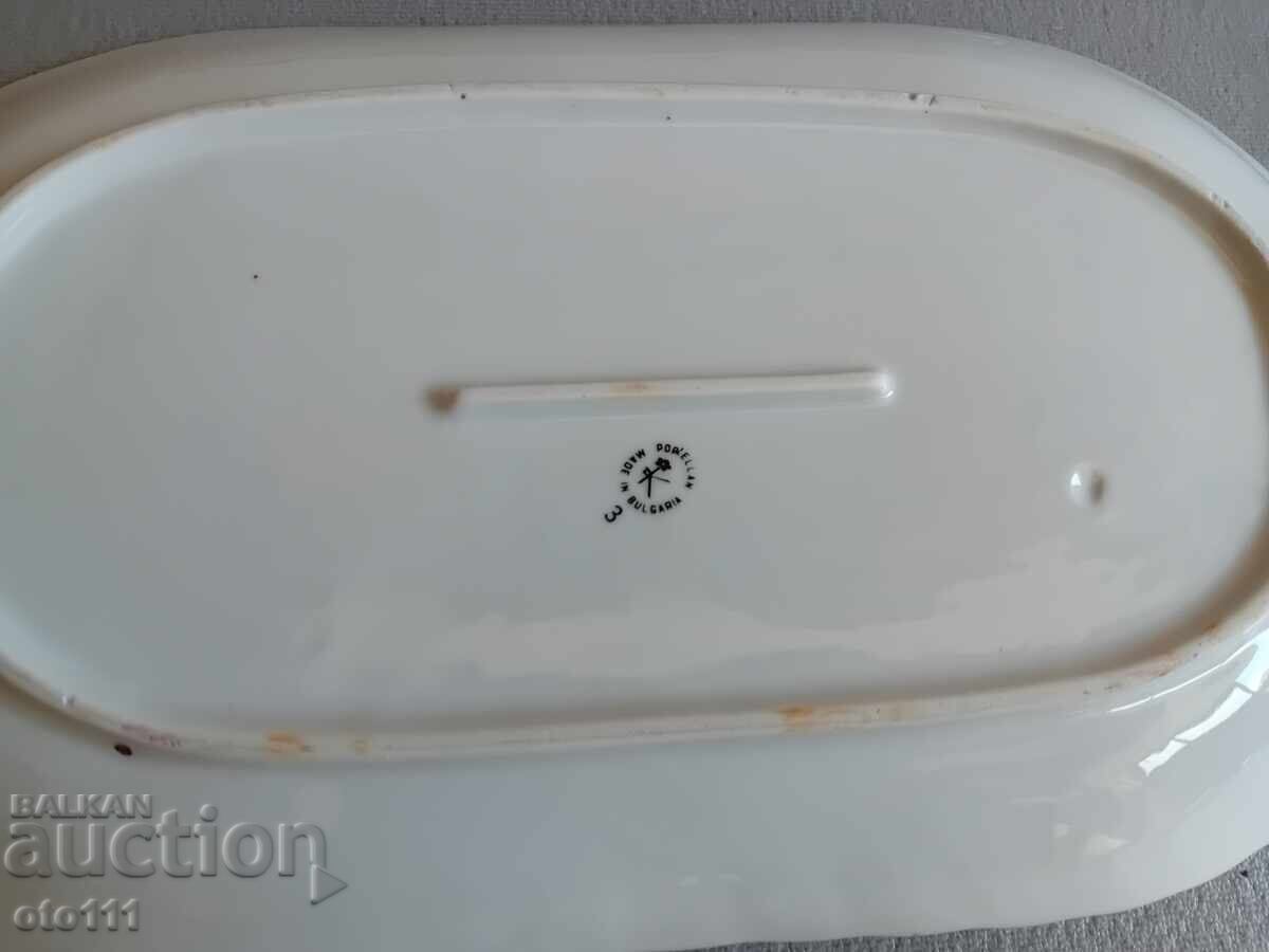 PLATOU VECHI DIN PORȚELAN, FARFURIE - 5