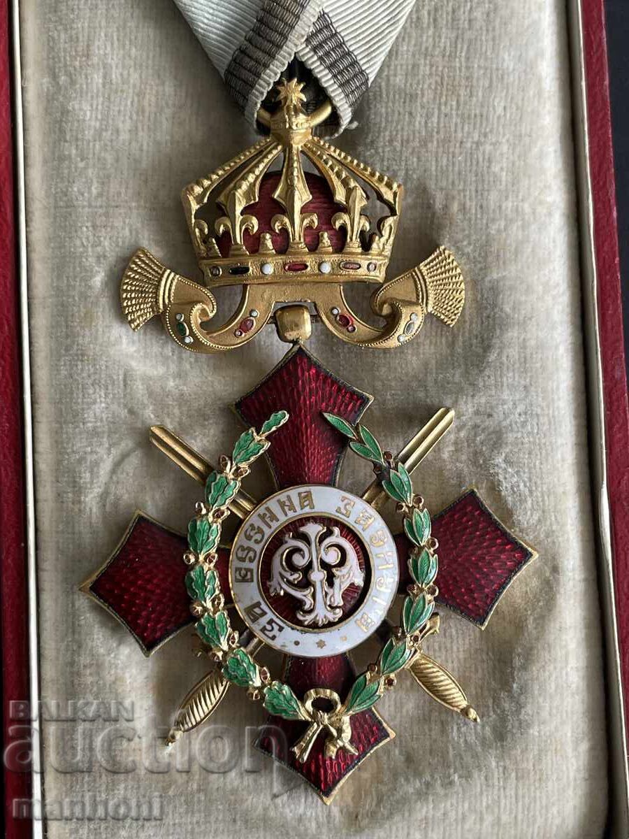 Delivery of Kingdom of Bulgaria Order for Military Merit IV Class Military Award Delivery of Kingdom of Bulgaria Order for Military Merit IV Class Military Award