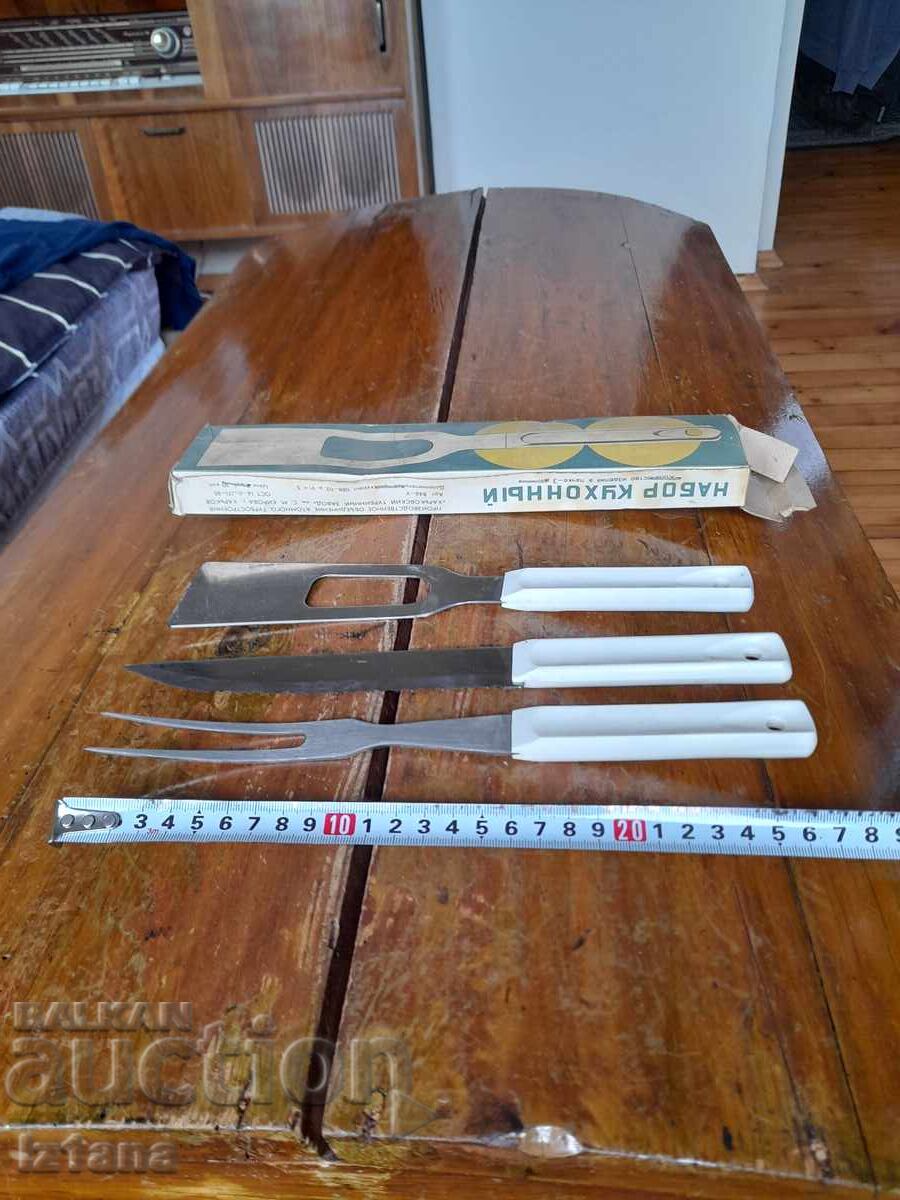 Σετ κουζινικών εργαλείων, μαχαιροπίρουνα - 5 Σετ κουζινικών εργαλείων, μαχαιροπίρουνα - 5