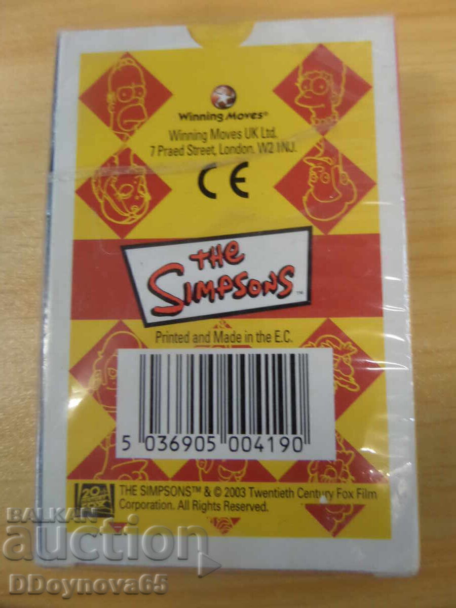 Аукцион Колекционерски карти "Семейство Симпсън"