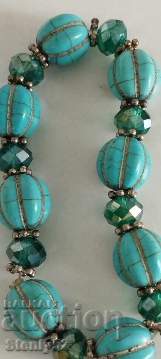 Γκρίβνα με φυσικούς λίθους Τυρκουάζ βάρος 37.30 γρ με τιμή 37.00 BGN | € 18.92