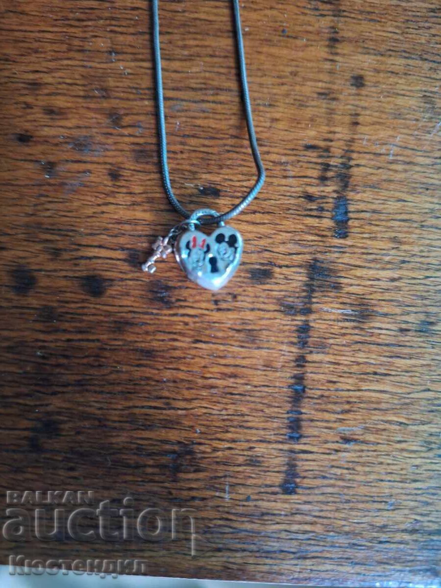 Silver chain with pendant with price 22.00 BGN | € 11.25 Silver chain with pendant with price 22.00 BGN | € 11.25