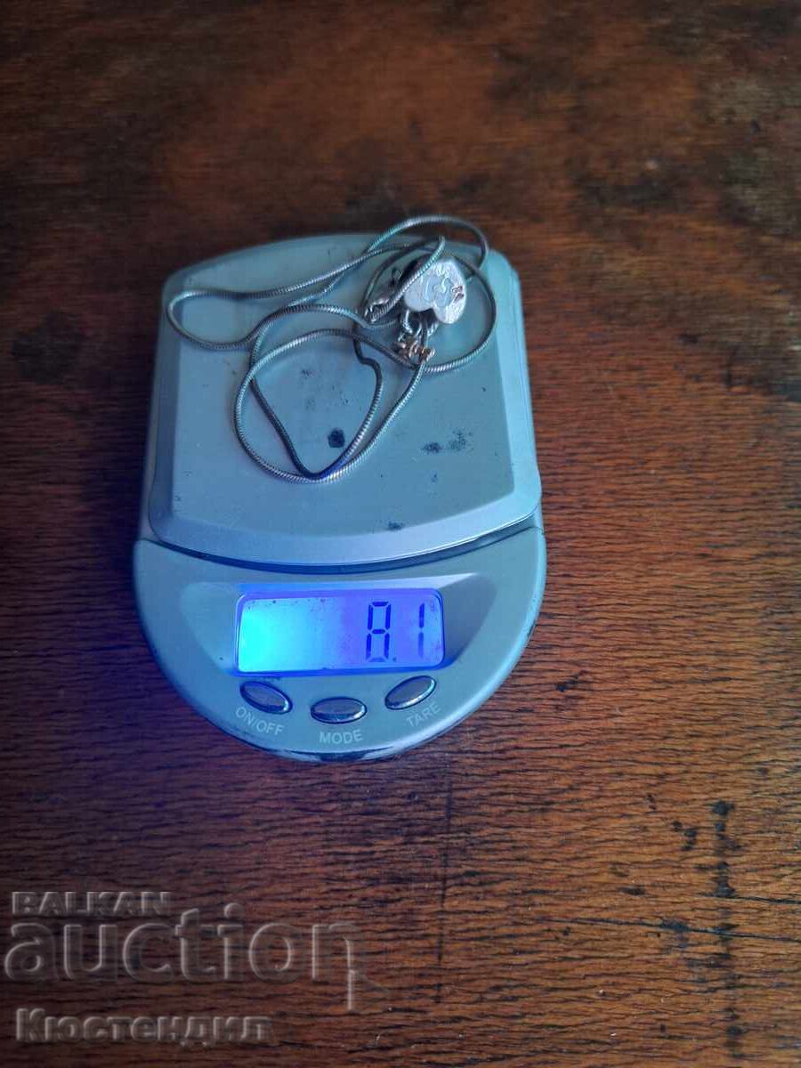 Silver chain with pendant - 6 Silver chain with pendant - 6