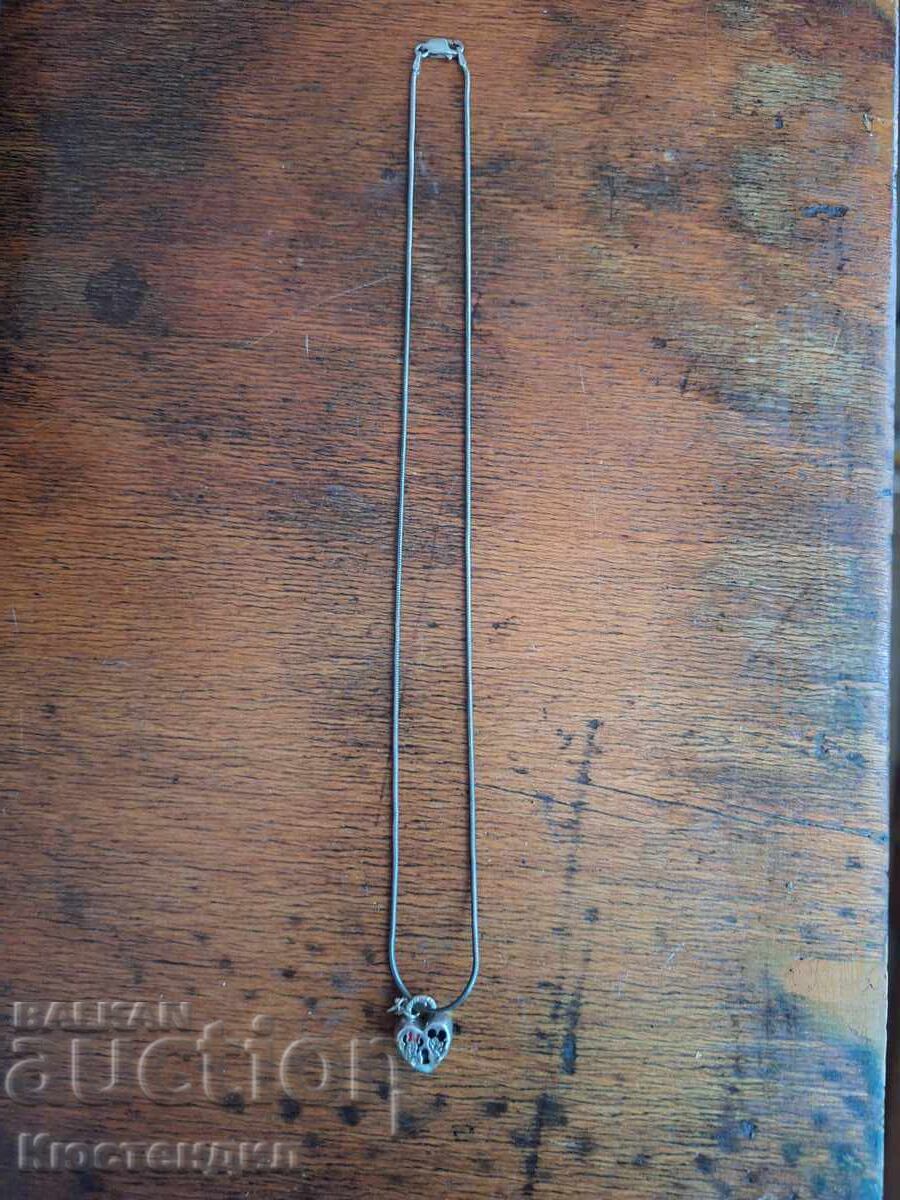 Silver chain with pendant Silver chain with pendant