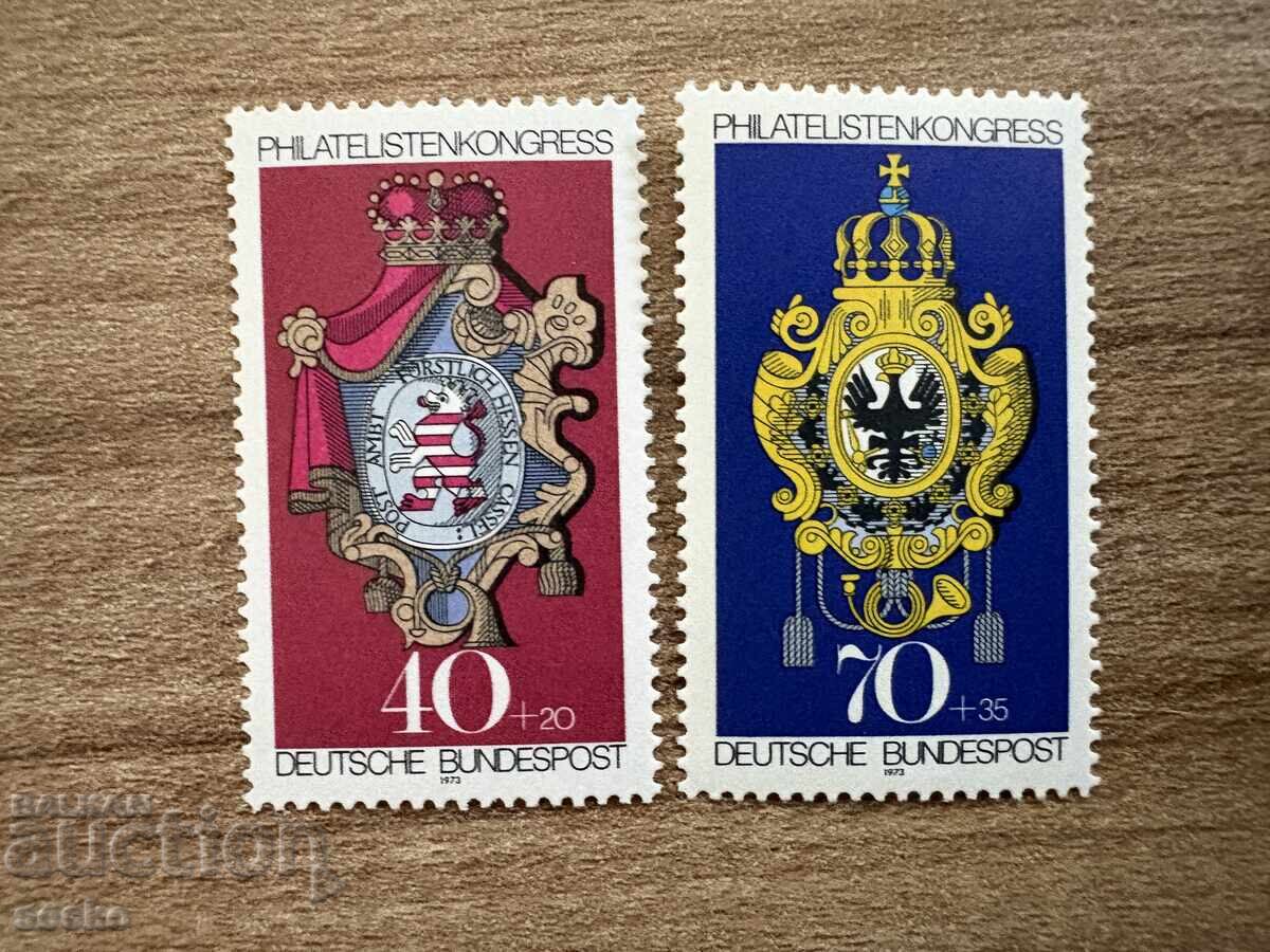 Γερμανία/Δυτική Γερμανία - Φιλοτελική έκθεση "ΙΜΠΡΑ Μονάχου 73" (1973) MNH