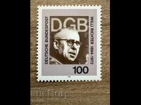 Germany - 100 g. from the birth of Willy Richter...(1994) MNH