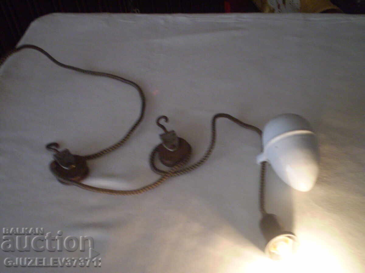 Auction Ceiling lamp, hanging porcelain from the 1920s Auction Ceiling lamp, hanging porcelain from the 1920s