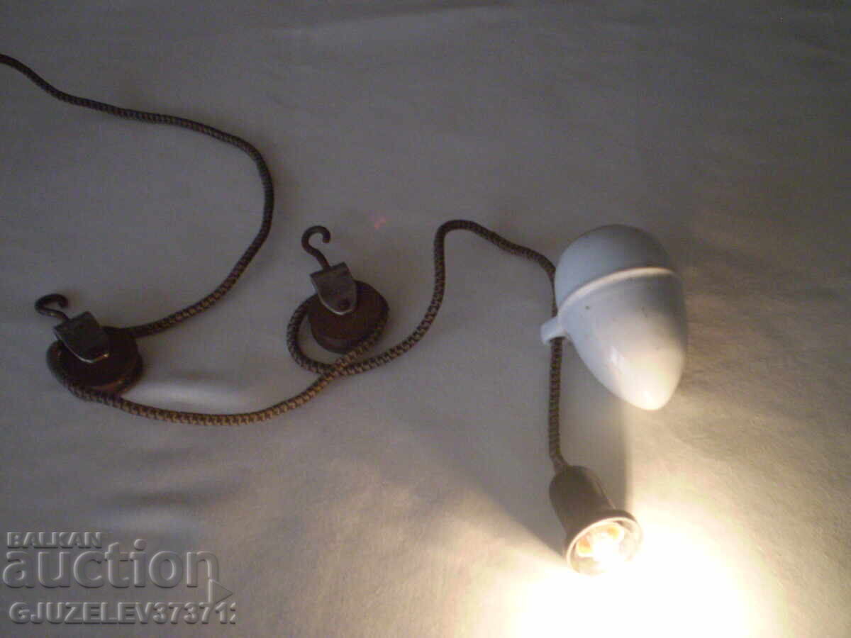 Ceiling lamp, hanging porcelain from the 1920s Ceiling lamp, hanging porcelain from the 1920s