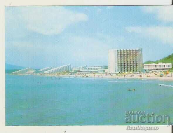 Картичка  България  Курорт Албена Изглед 34*
