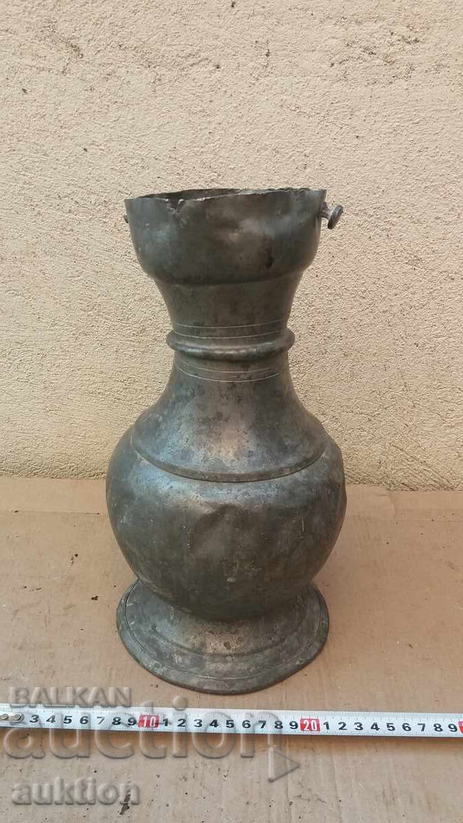 МАСИВНА МЕТАЛНА КАНА, ВАЗА