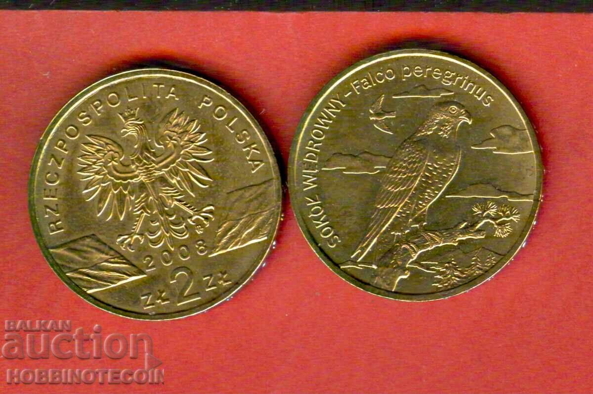 ΠΟΛΩΝΙΑ POLAND 2 Złoty ΠΟΥΛΙ ΣΟΚΟΛ issue 2008 ΝΕΟ UNC