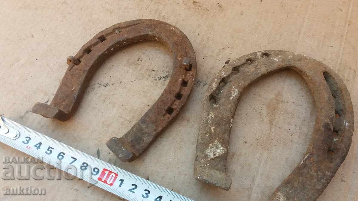 LOT OF 2 FORGED HORSESHOES with price 2.99 BGN | € 1.53 LOT OF 2 FORGED HORSESHOES with price 2.99 BGN | € 1.53