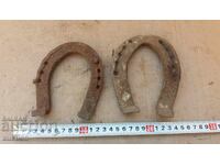 LOT OF 2 FORGED HORSESHOES