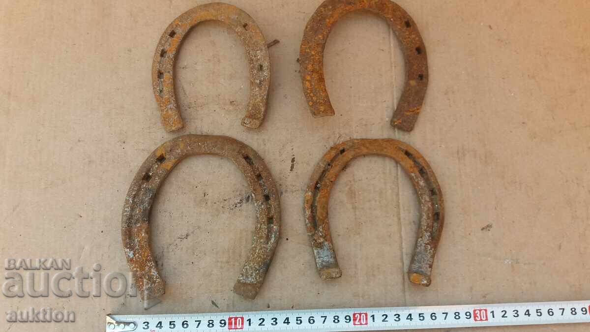 LOT OF 4 HORSESHOES with price 2.99 BGN | € 1.53