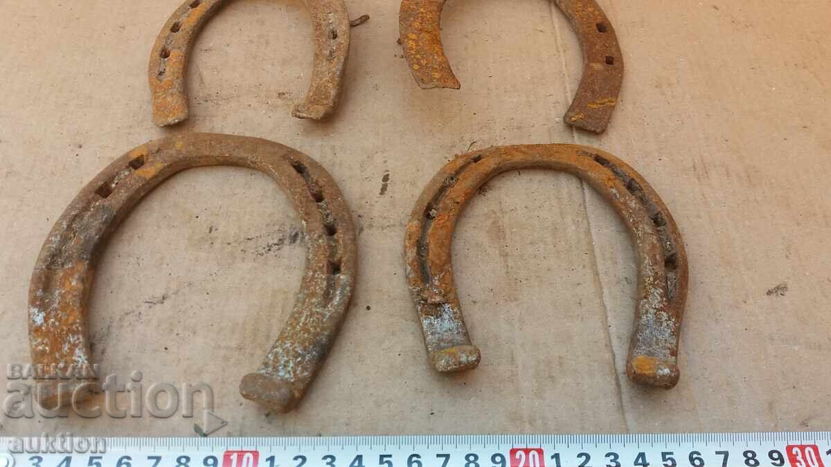 LOT OF 4 HORSESHOES - 6