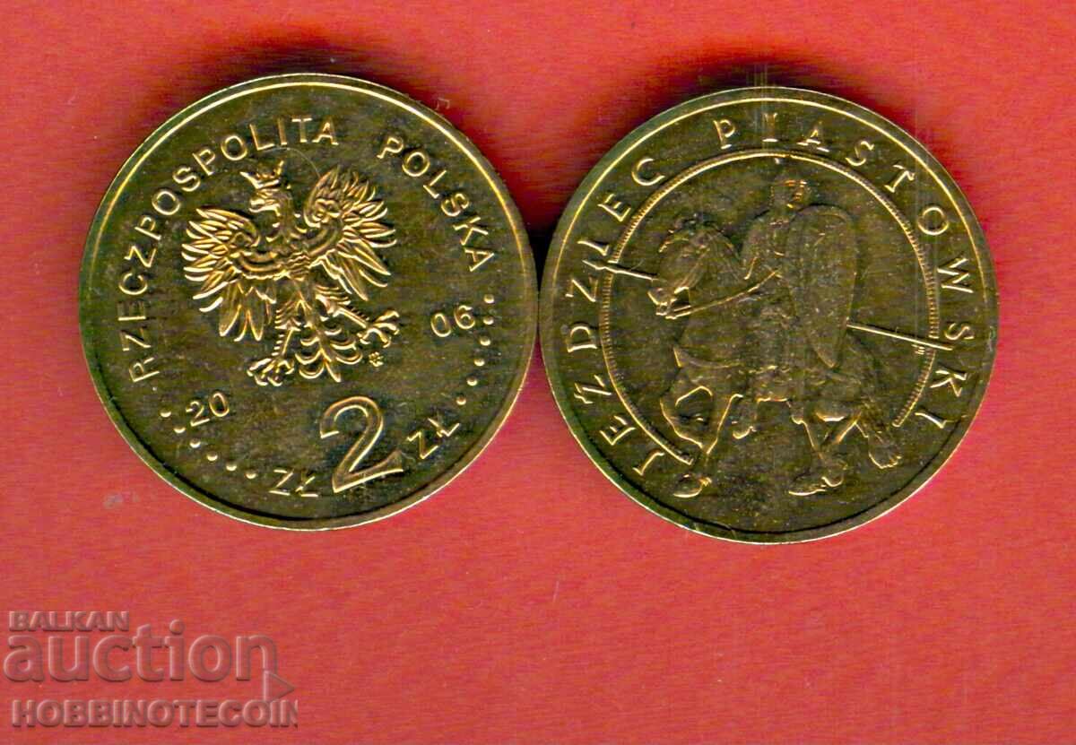 POLAND Poland 2 Zloty KNIGHT HORSEMAN issue 2006 UNC