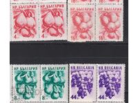 Καθαρές γραμματόσημες Φλόρα Φρούτα 1956 από Βουλγαρία
