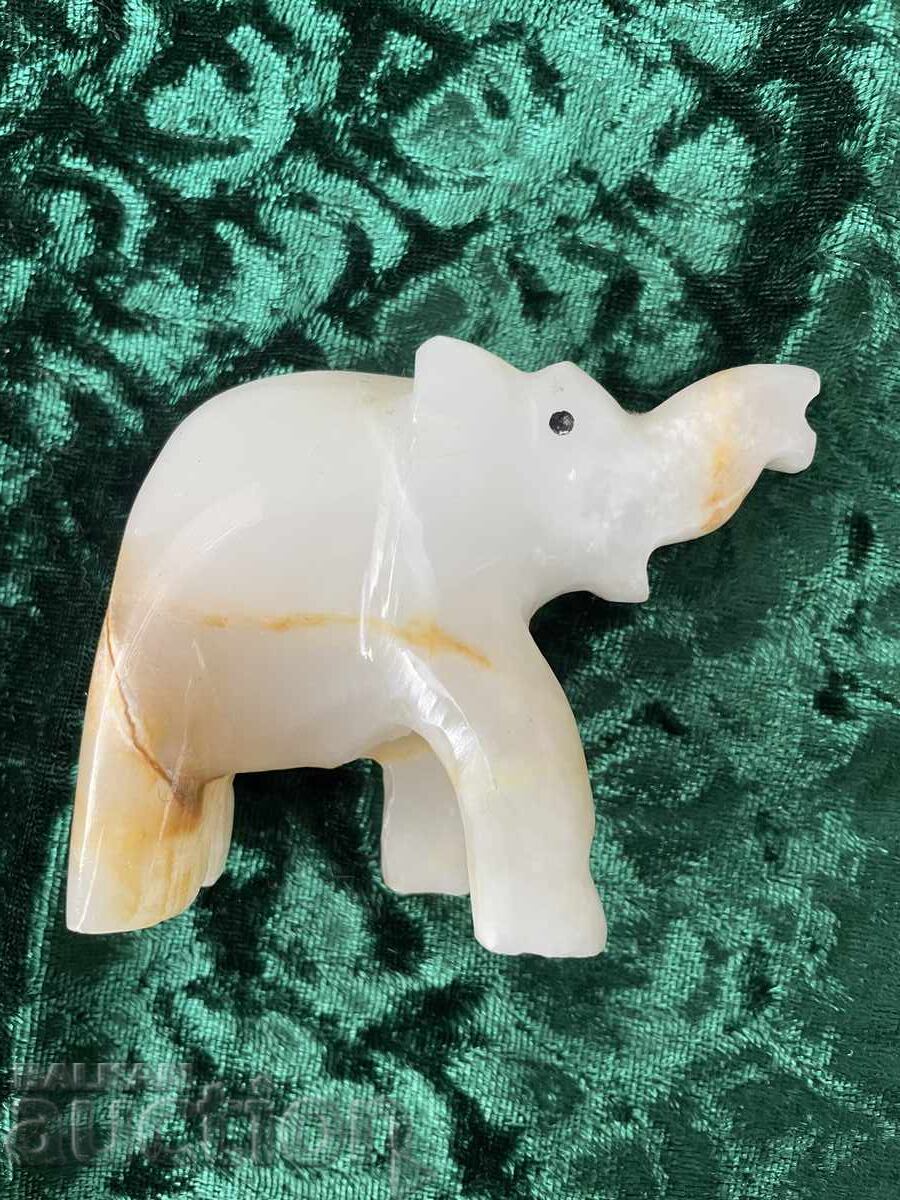 Onyx Elephant, 7 cm