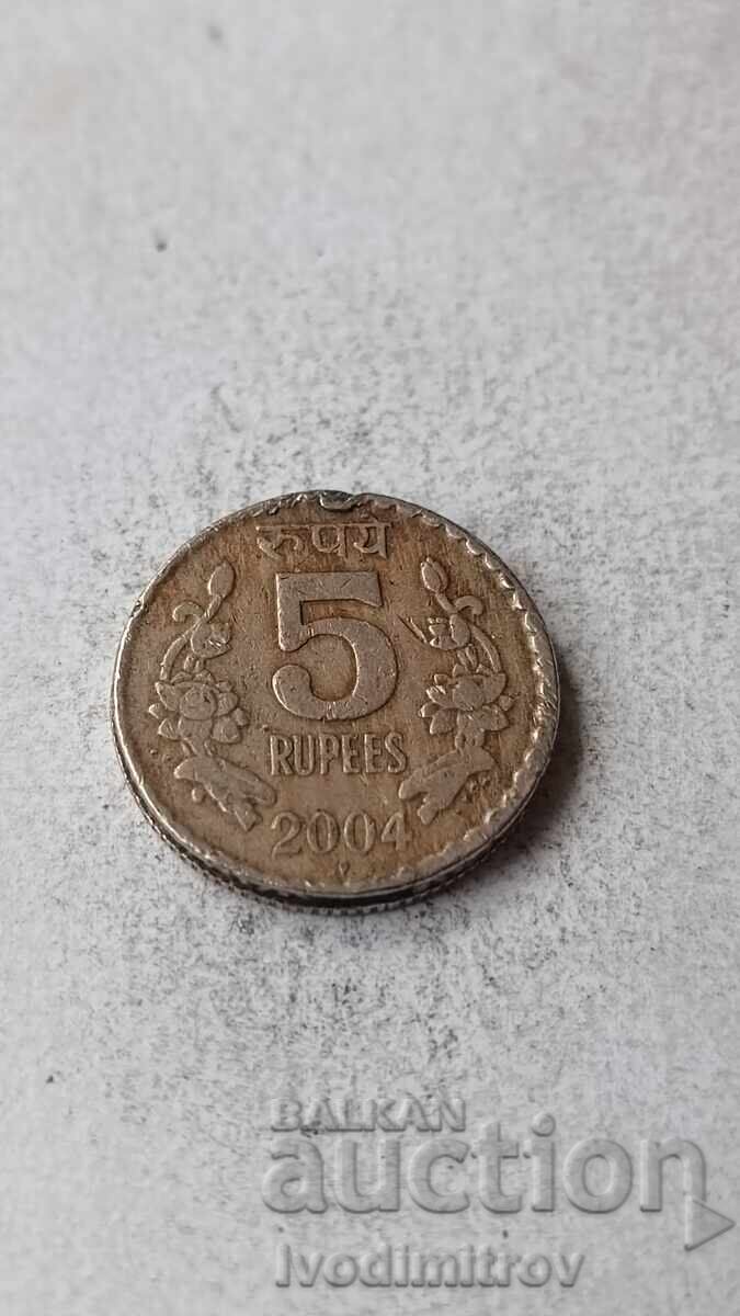 India 5 Rupees 2004 India 5 Rupees 2004