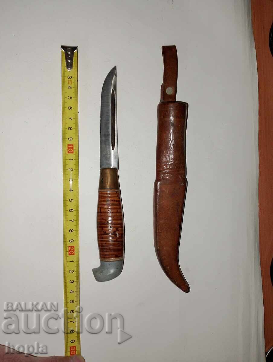 Παράδοση Παλιό φινλανδικό μαχαίρι Φίνκα Παράδοση Παλιό φινλανδικό μαχαίρι Φίνκα