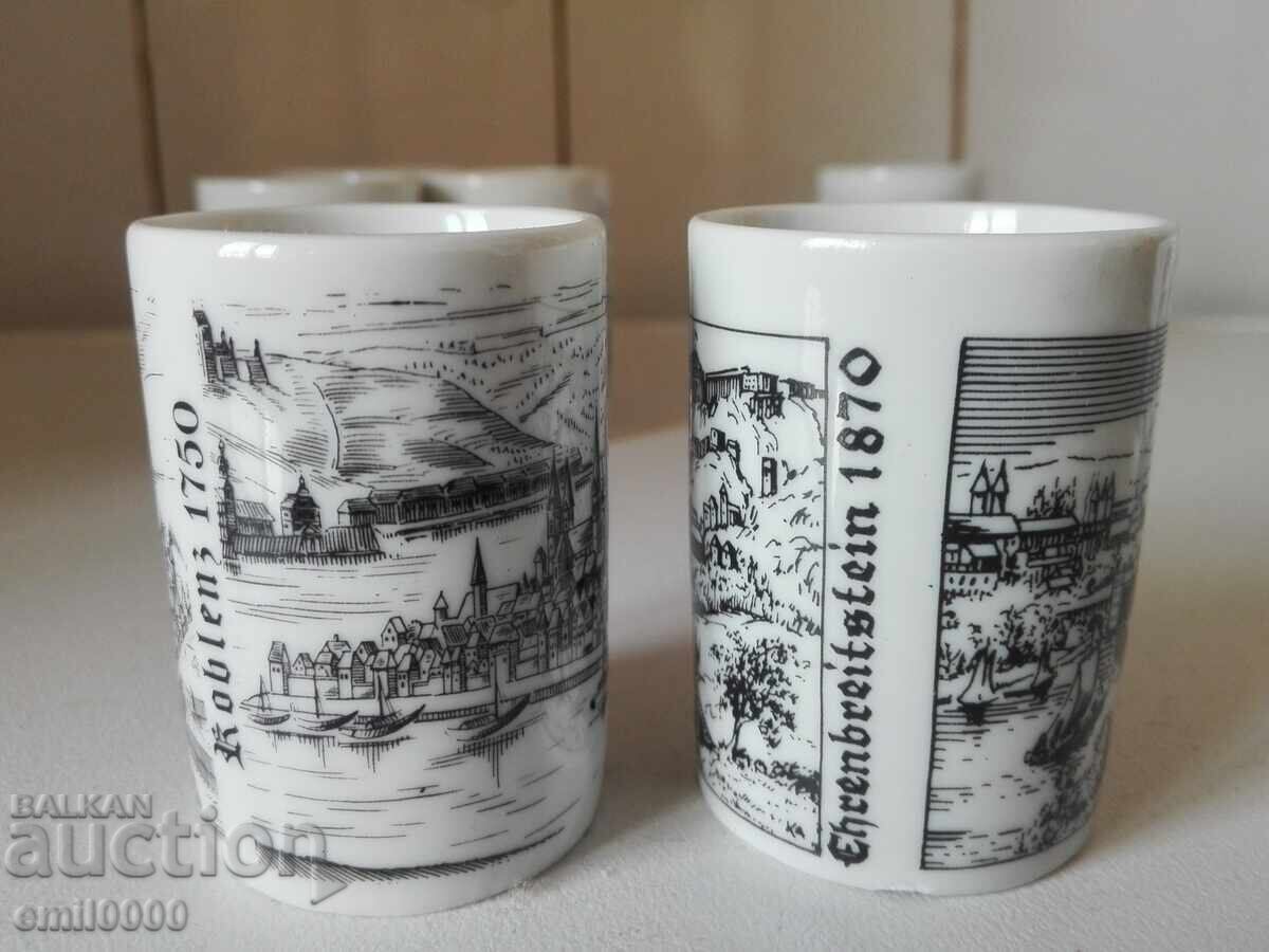 Delivery of Porcelain cups, shots