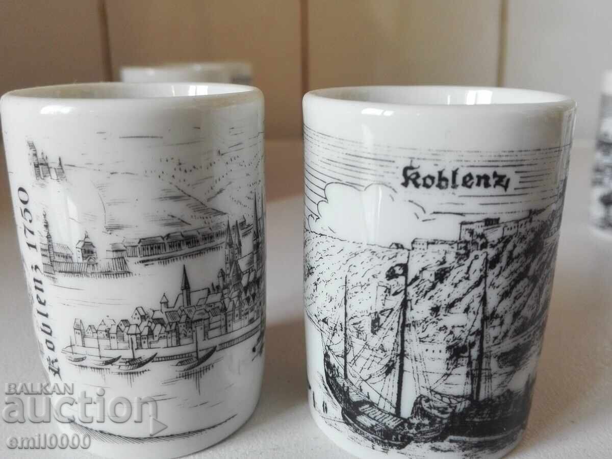 Porcelain cups, shots - 5