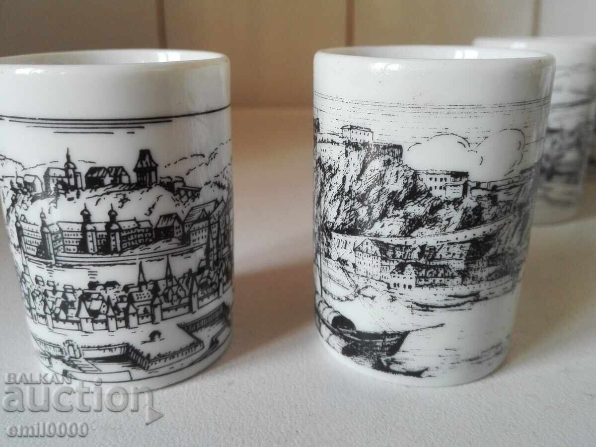 Porcelain cups, shots - 6