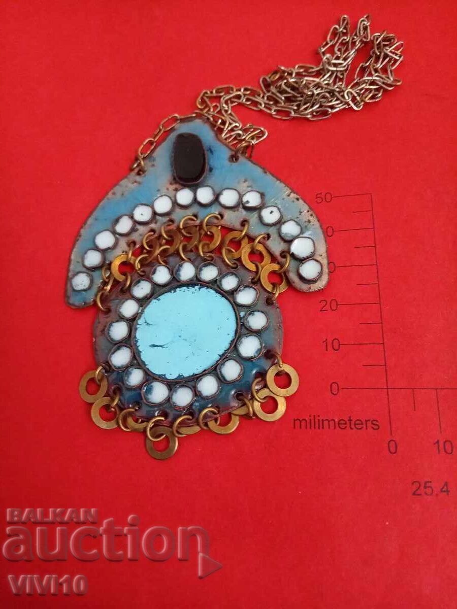 Antique enamel necklace Antique enamel necklace