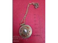 Antique enamel necklace