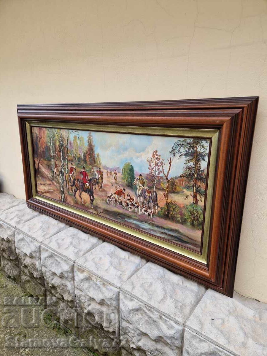 Top! Unique large antique oil painting on canvas - 7