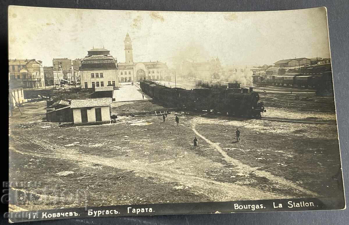4992 Kingdom of Bulgaria Burgas The Station around 1920