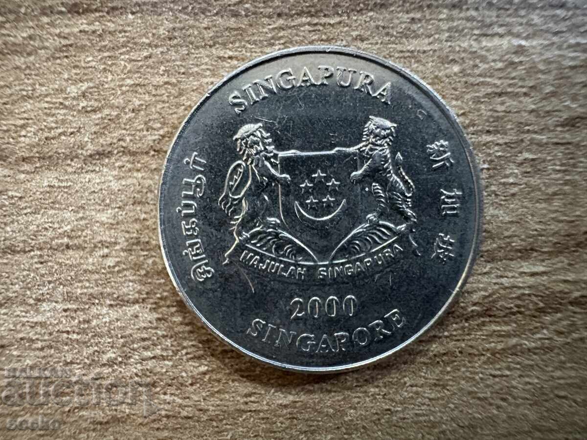 Singapore - 20 cenți (2000) cu preț 0.40 BGN | € 0.20 Singapore - 20 cenți (2000) cu preț 0.40 BGN | € 0.20
