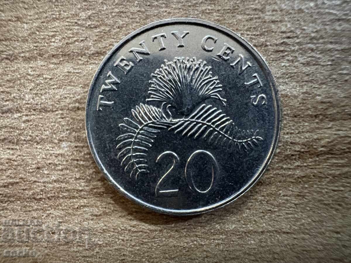 Singapore - 20 cenți (2000) Singapore - 20 cenți (2000)