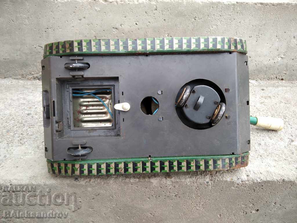 Old tin electric toy - 5