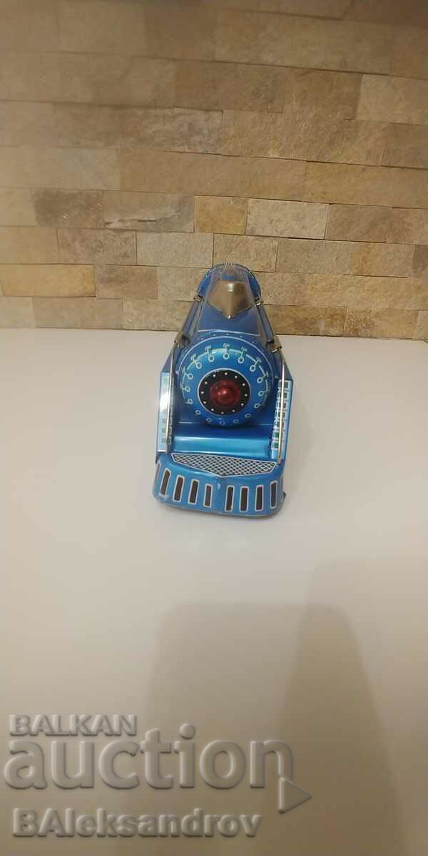 Livrarea Locomotivă mare de jucărie din tablă Livrarea Locomotivă mare de jucărie din tablă