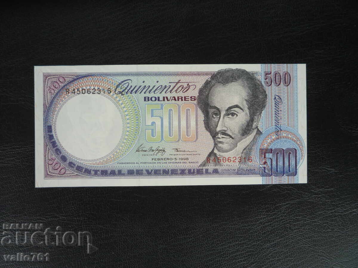 ВЕНЕЦУЕЛА  500 БОЛИВАРА 1998   НОВА UNC