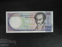 VENEZUELA 500 BOLIVARI 1998 NOUĂ UNC