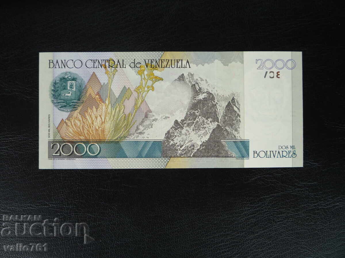 VENEZUELA 2000 2,000 BOLIVARES 1998 NEW UNC with price 12.00 BGN | € 6.14