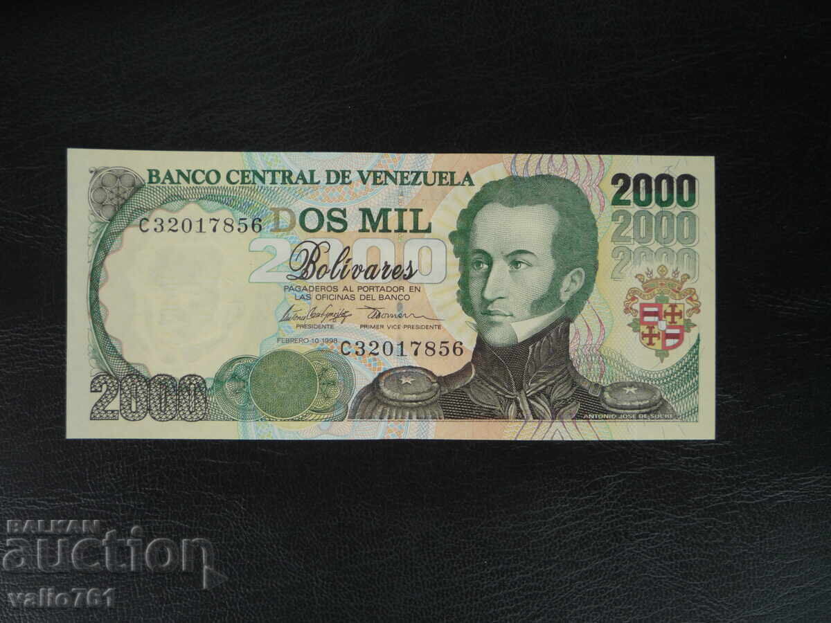 ΒΕΝΕΖΟΥΕΛΑ 2000 2 000 ΜΠΟΛΙΒΑΡ 1998 ΝΕΑ UNC ΒΕΝΕΖΟΥΕΛΑ 2000 2 000 ΜΠΟΛΙΒΑΡ 1998 ΝΕΑ UNC
