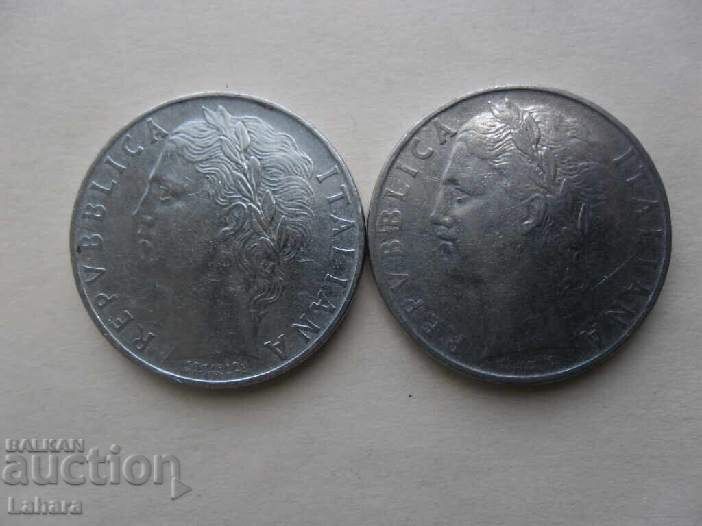 100 lire 1957 și 1956 Italia cu preț € 1.02 | 1.99 BGN 100 lire 1957 și 1956 Italia cu preț € 1.02 | 1.99 BGN