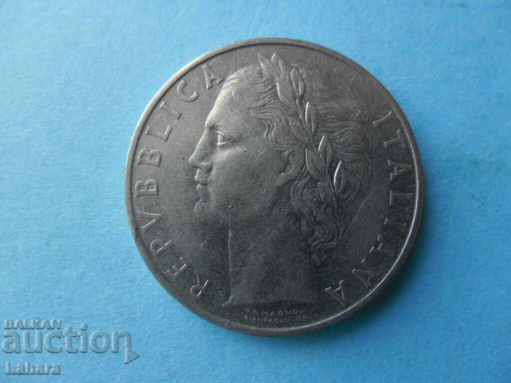 100 лири 1962 г. Италия с цена 2.00 лв. | € 1.02