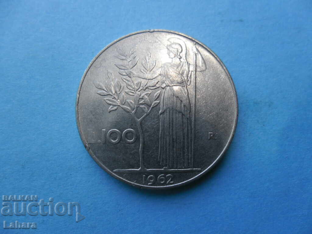100 лири 1962 г. Италия