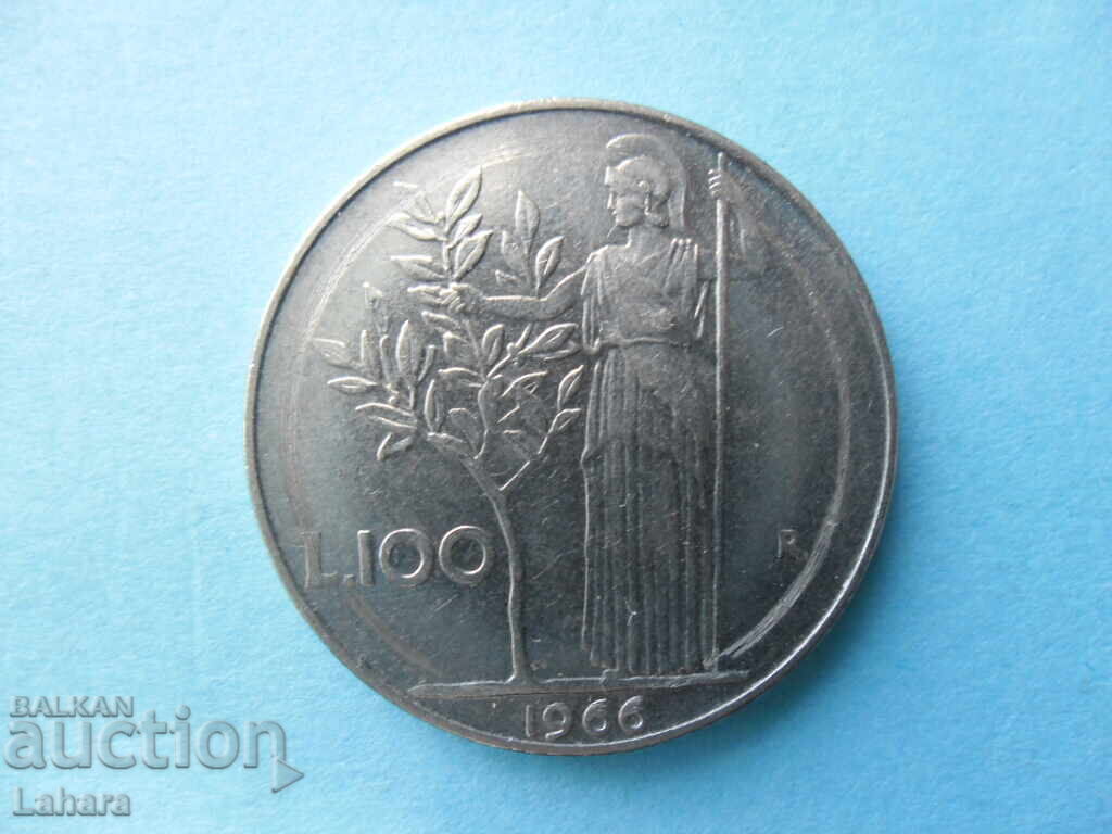 100 Lire 1966 Italy
