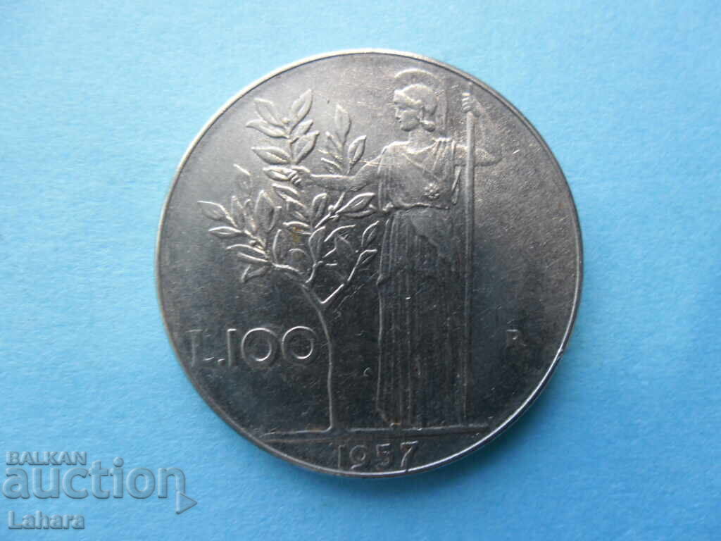 100 lire 1957 Italia