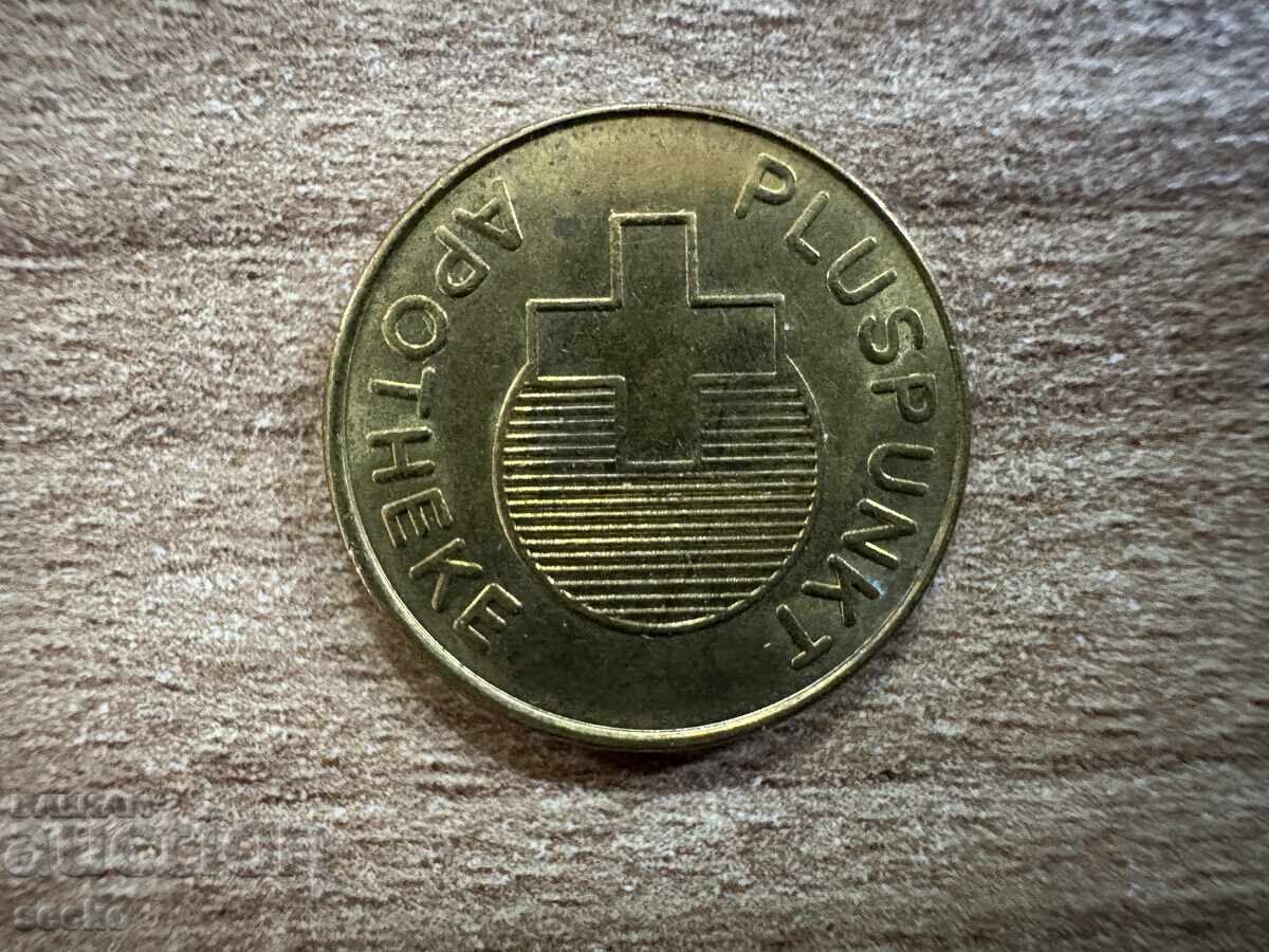 Жетон - Аптечен с цена 0.30 лв. | € 0.15