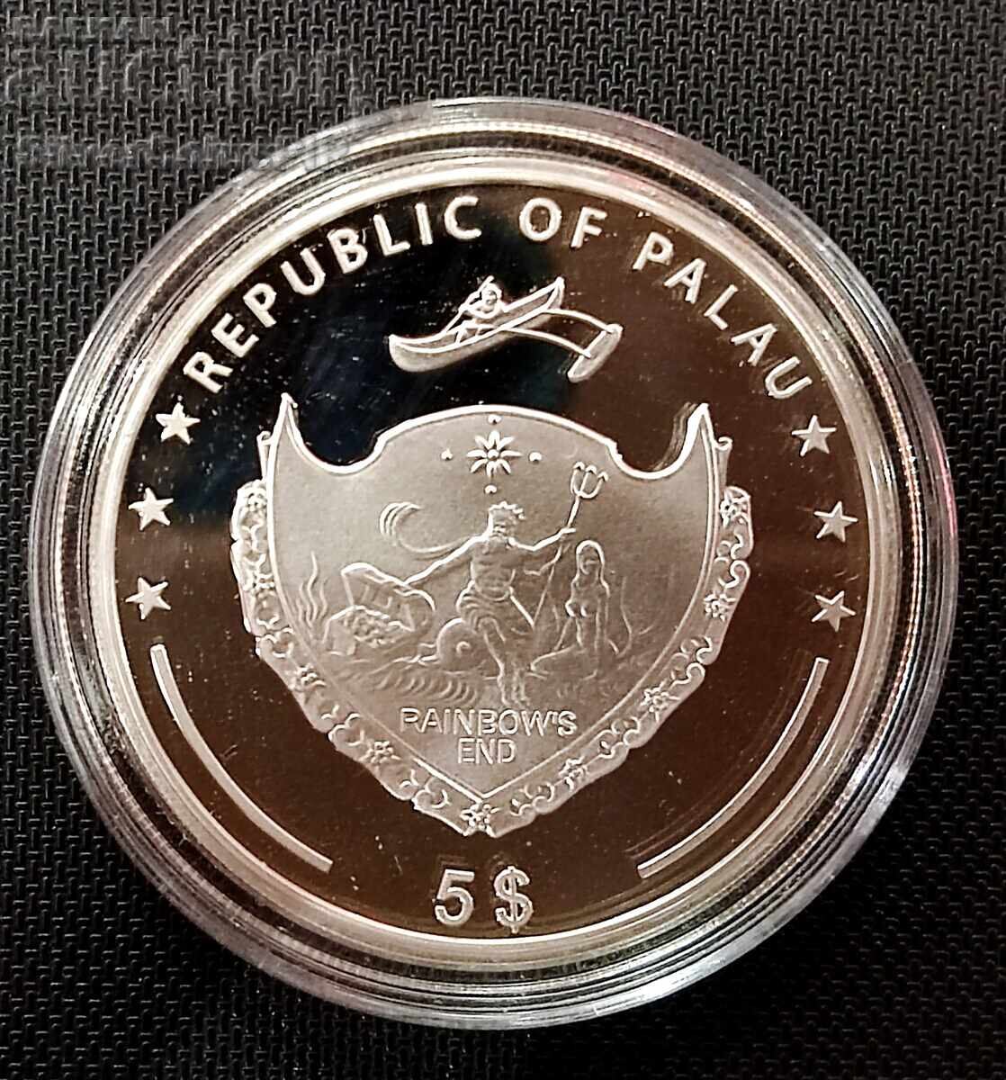 Silver 5$ Matterhorn Mountains and Flora 2009 Palau with price 120.00 BGN | € 61.36 Silver 5$ Matterhorn Mountains and Flora 2009 Palau with price 120.00 BGN | € 61.36